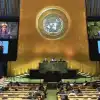 'Пакт будущего' ООН: Антироссийские санкции объявлены незаконными (На фото: саммит будущего в рамках 79-й сессии Генеральной ассамблеи ООН в Нью-Йорке (Фото: AP/TASS)) На фото: саммит буду…