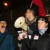 'Российские нарративы'. Почему еврожурналисты закрывают глаза на нарушения прав человека на Украине (Петра Прокшанова на митинге) Петра Прокшанова на митинге