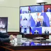 Украинка – наша, пленные вернулись, героев СВО увековечат. Итоги 15 января (© POOL / Президент Владимир Путин провел заседание Российского организационного комитета Победа) © POOL / Президент В…
