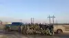 'Соловьи' на редутах: от блокады до гражданской войны один шаг (Пост блокады на трассе Курахово-Марьинка | facebook.com/shtab.blokady) Пост блокады на трас…