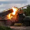 Армия России наступает прямо на Сумы, Киев недоволен задержками поставок оружия из США (© РИА Новости . Евгений Биятов / Боевая работа расчета РСЗО Град группировки войск Центр на Красноар…) © РИА Новости . Евге…