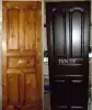 Каким материалом лучше обшить дверь?