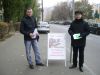 Украинские граждане протестуют против присутствия боевиков-террористов на украинской земле.