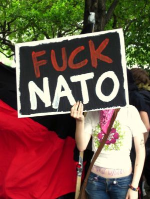 Fuck NATO! НАТО НАМ НЕ НАДО! Fuck NATO! НАТО НАМ НЕ НАДО!