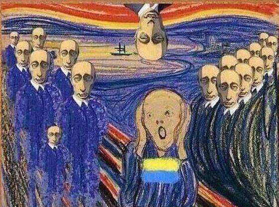 Путин оккупировал нэньку Украину Путин оккупировал нэ…