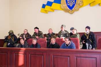 Луганск.07.04.2014г.Утро.Обращение представителей штаба АЮВ к киевской власти. Луганск.07.04.2014г.…