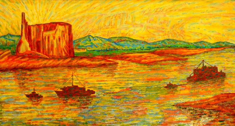 Николай Изосимович Корнилов. Амударья. 1975. NIKOR.ORG Николай Изосимович К…