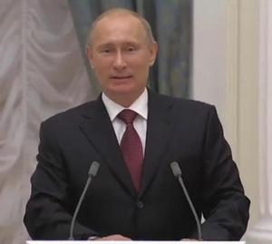 Владимир Путин поздравляет учителей с Днём учителя Владимир Путин поздр…